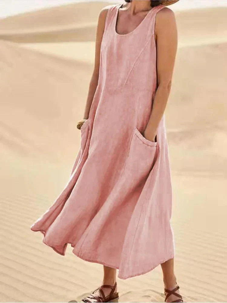 LUCY | Casual Maxi-jurk met Zakken