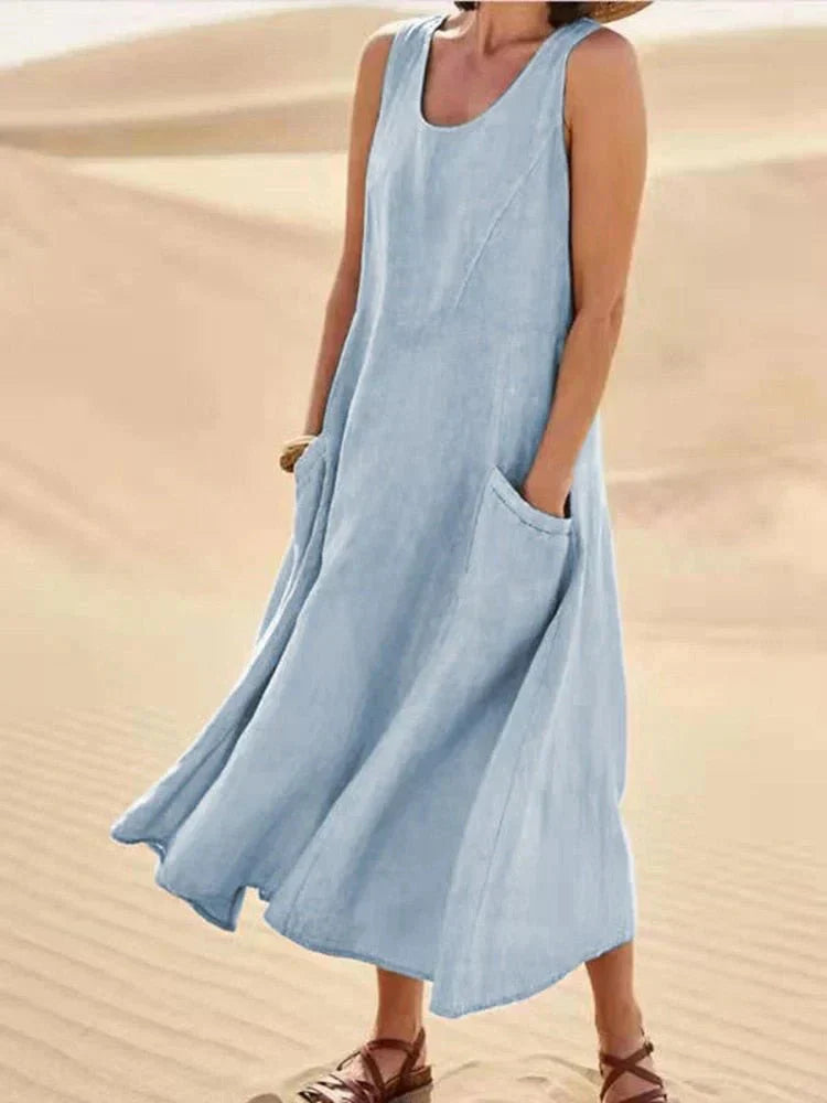 LUCY | Casual Maxi-jurk met Zakken