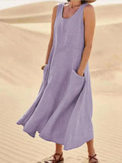LUCY | Casual Maxi-jurk met Zakken
