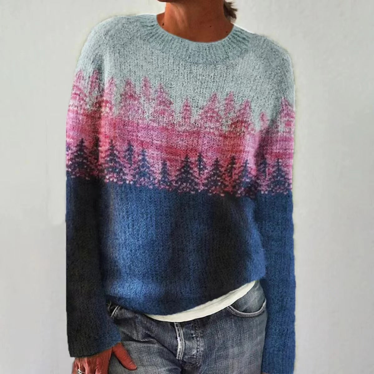 Lucille | Retro Gebreide Trui voor Dames – Warm en Comfortabel