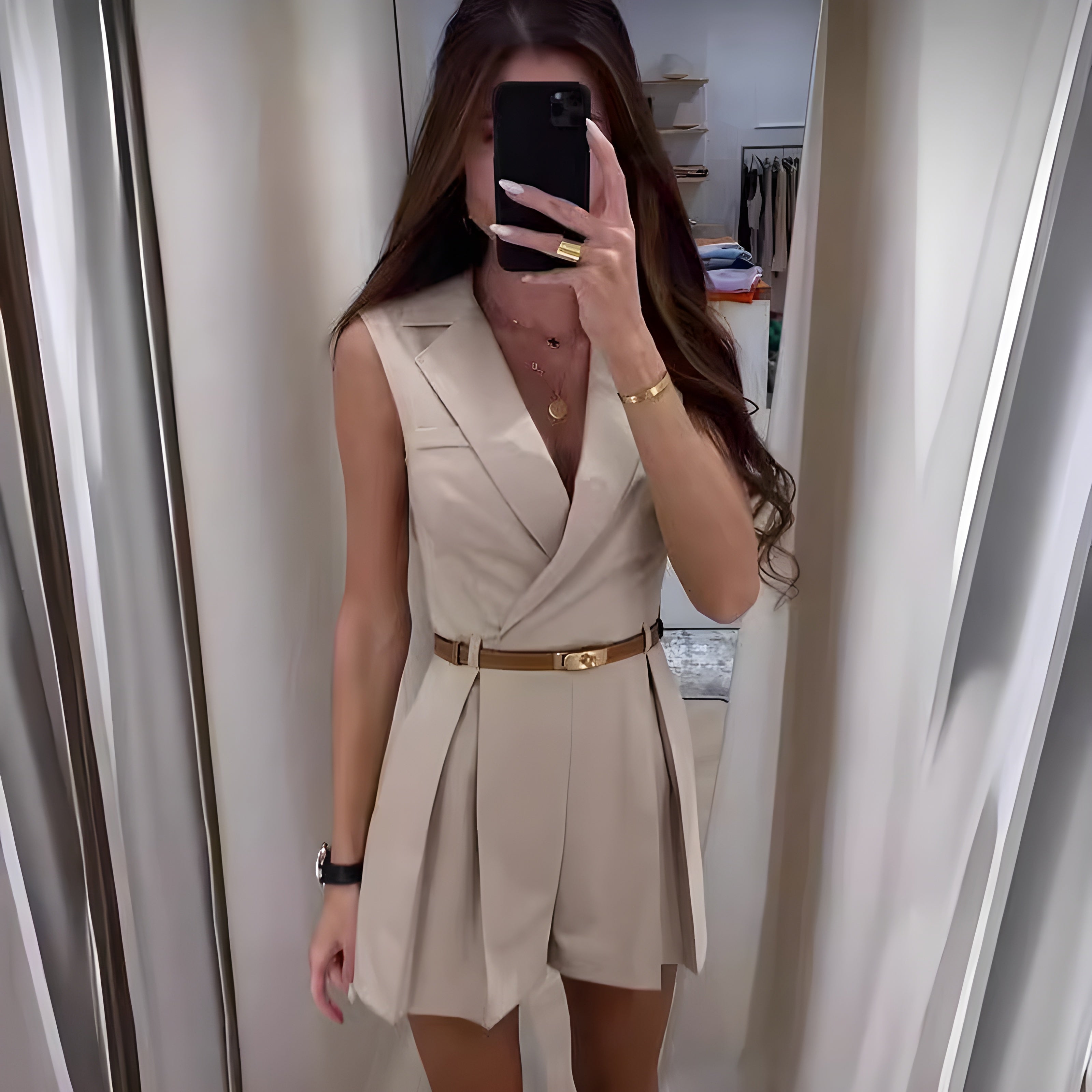 Mila | Korte Jumpsuit Mouwloos