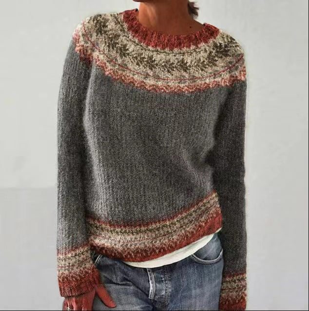 Lucille | Retro Gebreide Trui voor Dames – Warm en Comfortabel