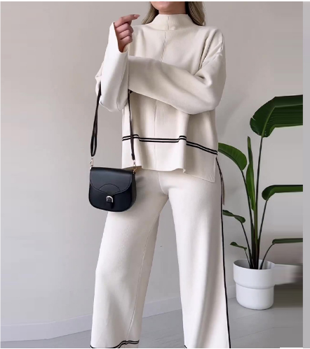 Lilia | Trendy Wijde Tweedelige Set voor Dames