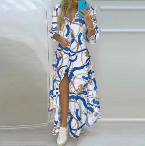 BOHO | Maxi Strandjurk met Prints