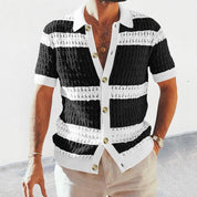Jake | Casual Gebreid Shirt
