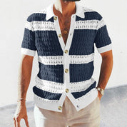 Jake | Casual Gebreid Shirt