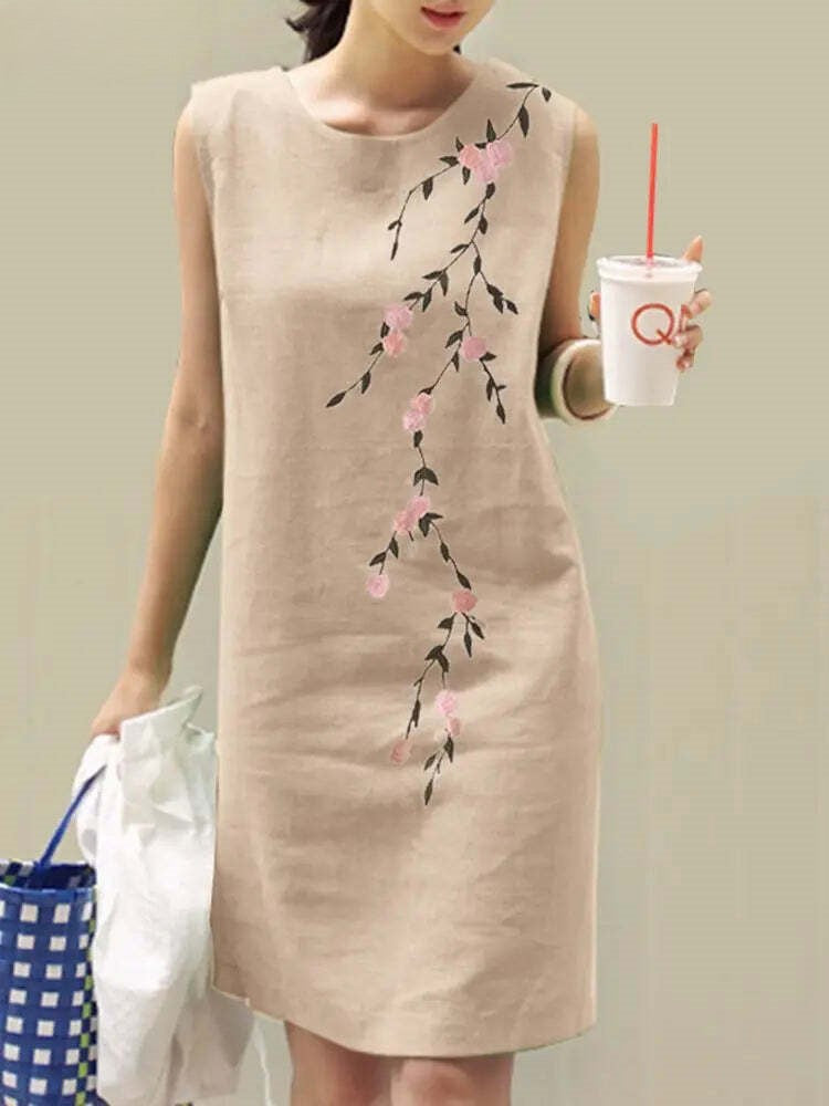 SOFIA | Bloemen Borduursel Jurk