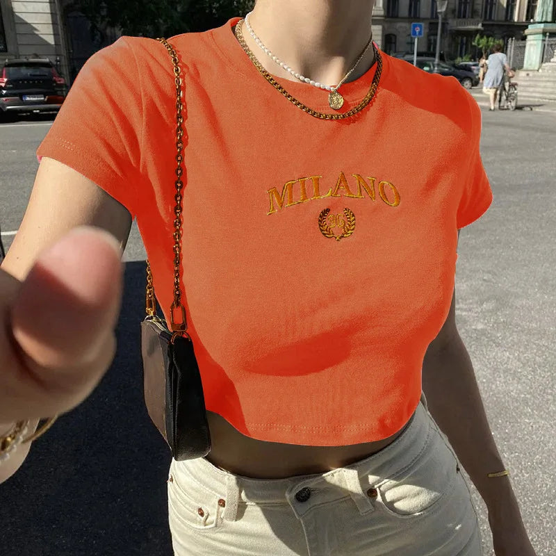 Juliane | Trendy Milano Crop Top voor Dames