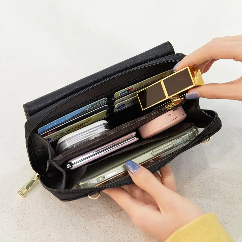 Vinly | RFID Blokkerende Touchscreen Crossbody Paspoorthouder & Reistas