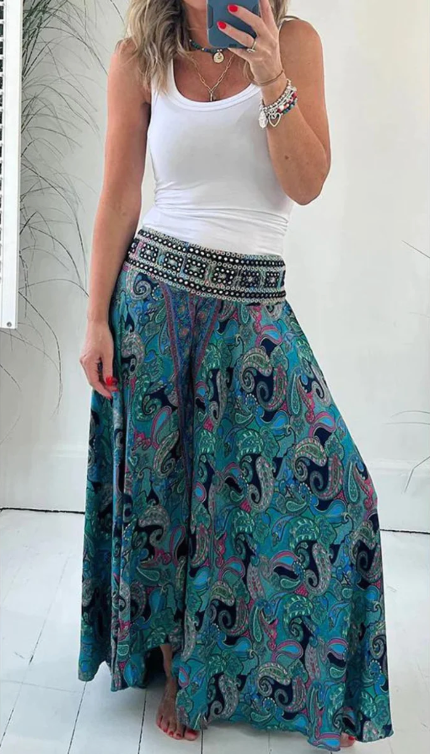Karlien | Broekrok met Zomerse Print