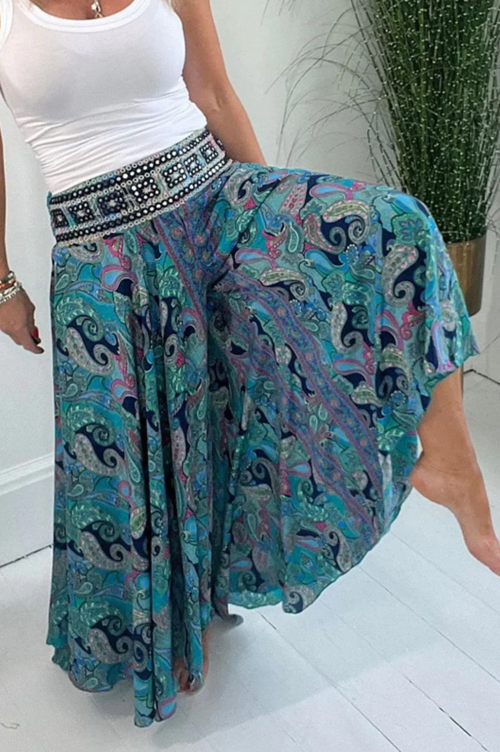 Karlien | Broekrok met Zomerse Print