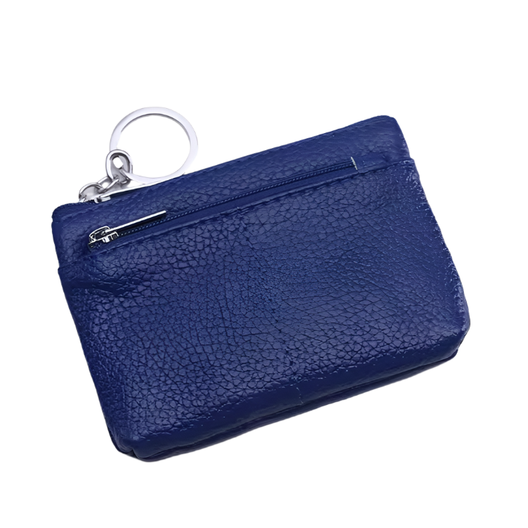 KeyPouch Luxe | Compacte Leren Sleutel- en Muntportemonnee