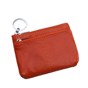 KeyPouch Luxe | Compacte Leren Sleutel- en Muntportemonnee