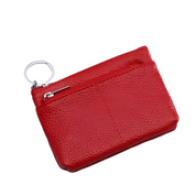 KeyPouch Luxe | Compacte Leren Sleutel- en Muntportemonnee