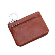 KeyPouch Luxe | Compacte Leren Sleutel- en Muntportemonnee