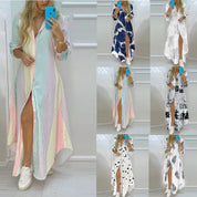 BOHO | Maxi Strandjurk met Prints