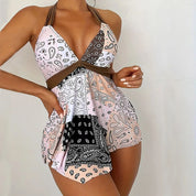 Sophie | Stijlvolle Bandana Print Zwemkleding Cover-Up