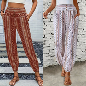 Faye | Hoog-Taille Printbroek – Instant Boho Vibe