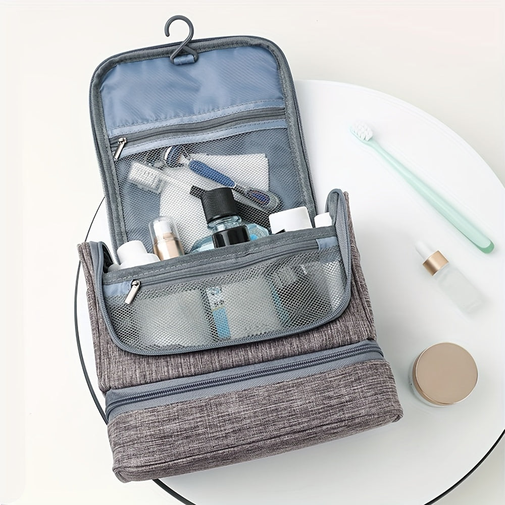 TravelMate Elite | Luxe Hangende Toilettas met Meerdere Compartimenten