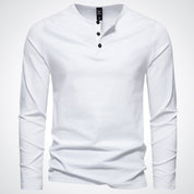 Stephen | Stijlvol Heren Henley Shirt voor Ontspannen Comfort