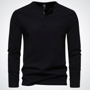 Stephen | Stijlvol Heren Henley Shirt voor Ontspannen Comfort