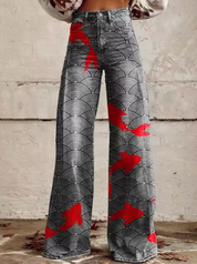 Marja | Stijlvolle Hoge Taille Broek met Unieke Prints