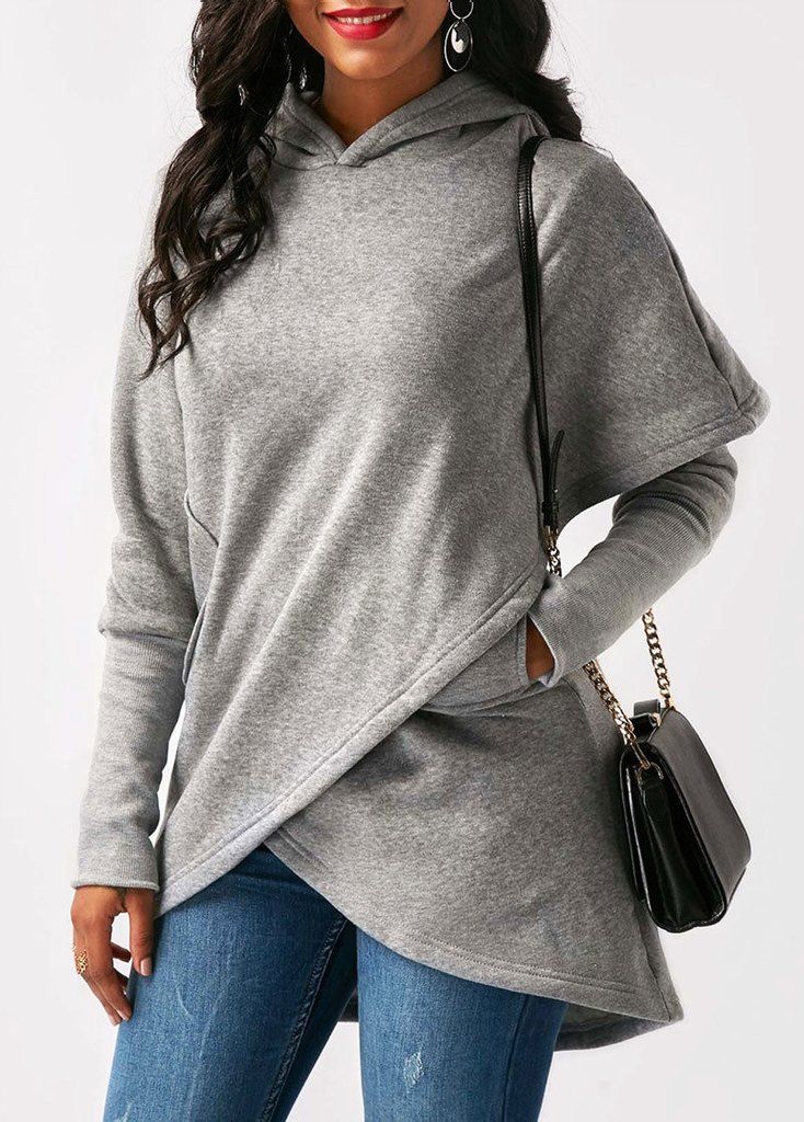 Cornelia | Trendy Asymmetrisch Hoodie