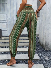 Faye | Hoog-Taille Printbroek – Instant Boho Vibe
