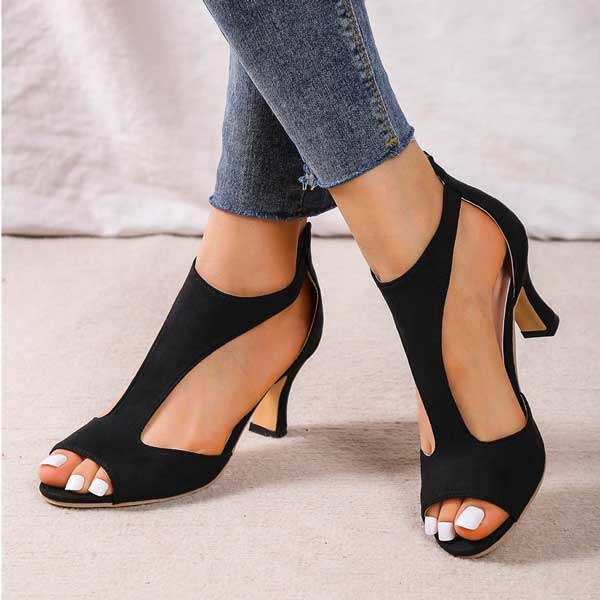 AYLEEN | Comfort Sandalen met Hakken Dames