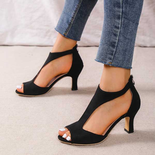 AYLEEN | Comfort Sandalen met Hakken Dames