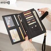 Voyager RFID-Paspoort Portemonnee | Stijlvolle en Veilige Reishouder