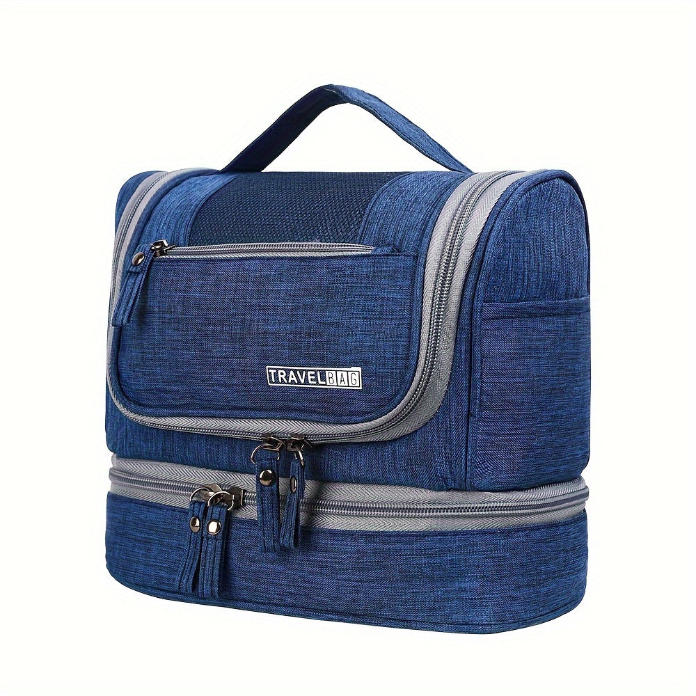 TravelMate Elite | Luxe Hangende Toilettas met Meerdere Compartimenten