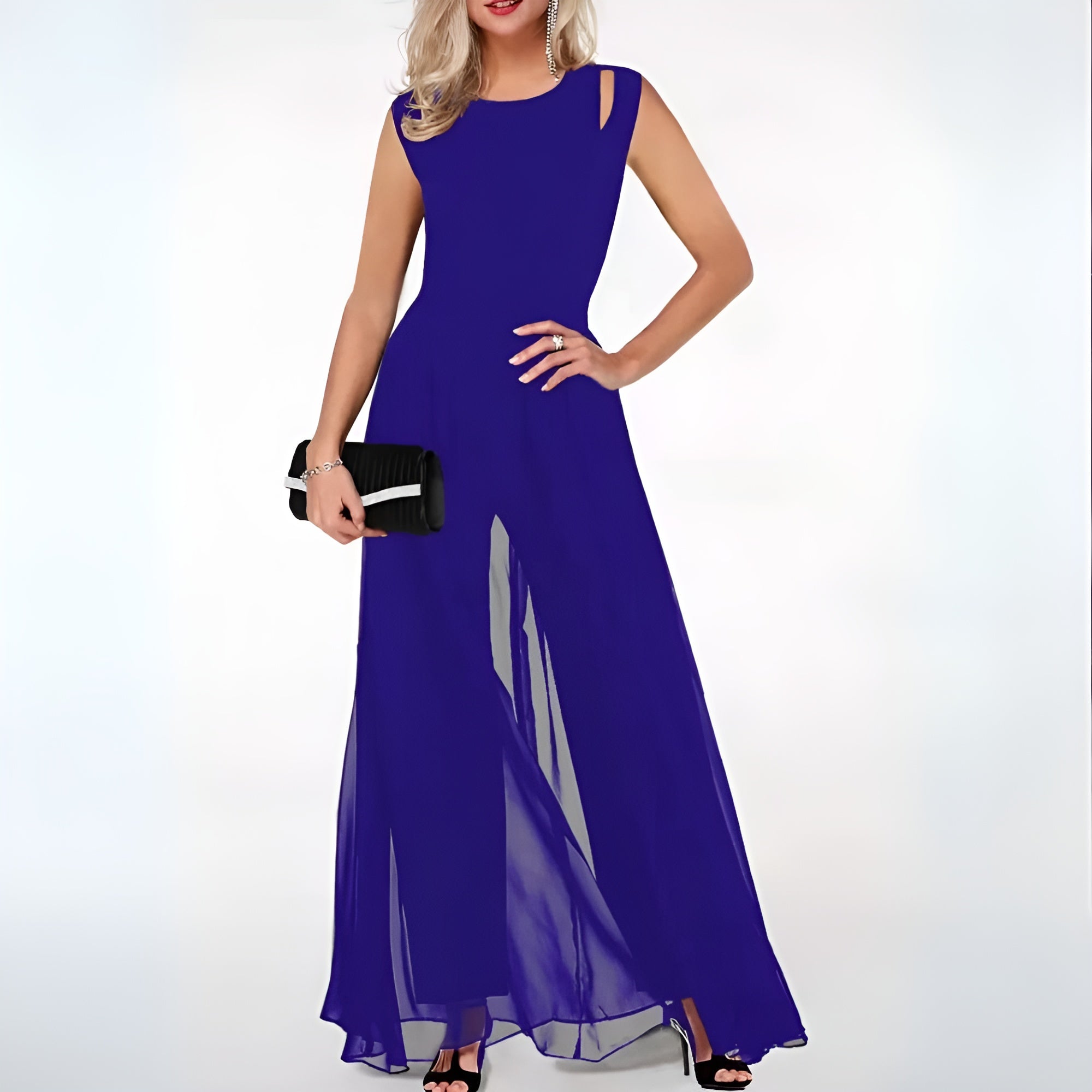 Chrissie | Elegante Mouwloze Jumpsuit