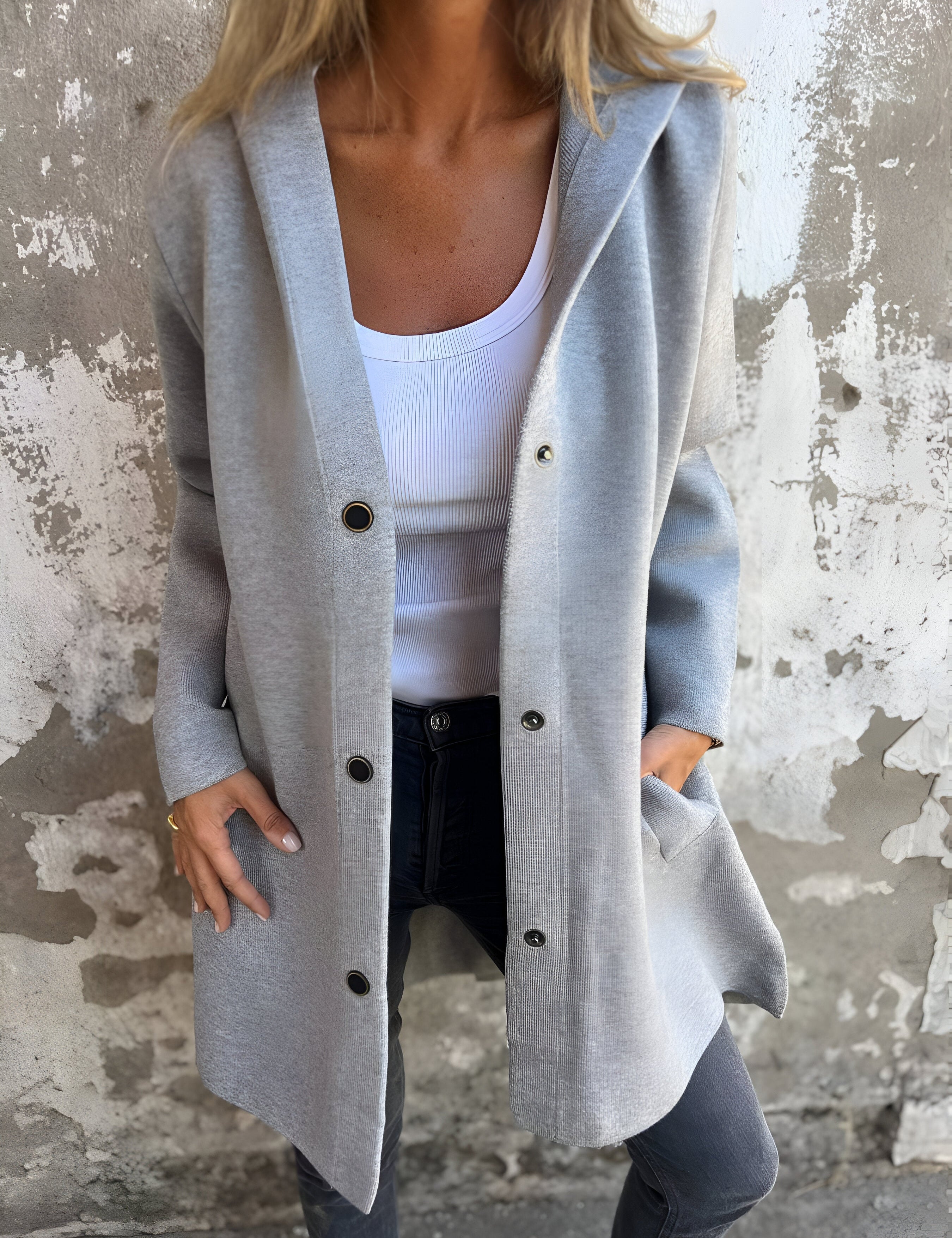 Elsa | Casual Vest met Capuchon Dames