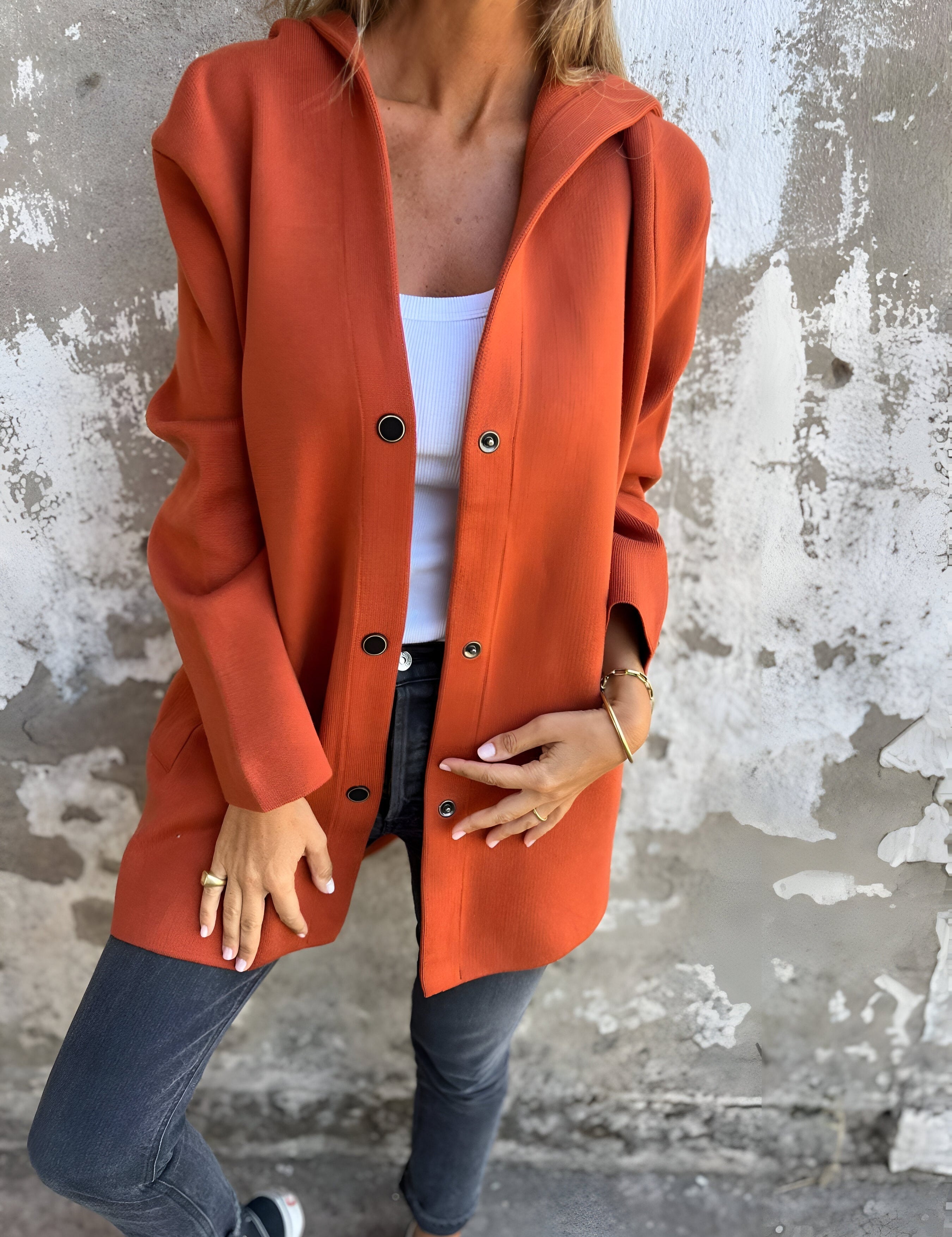 Elsa | Casual Vest met Capuchon Dames