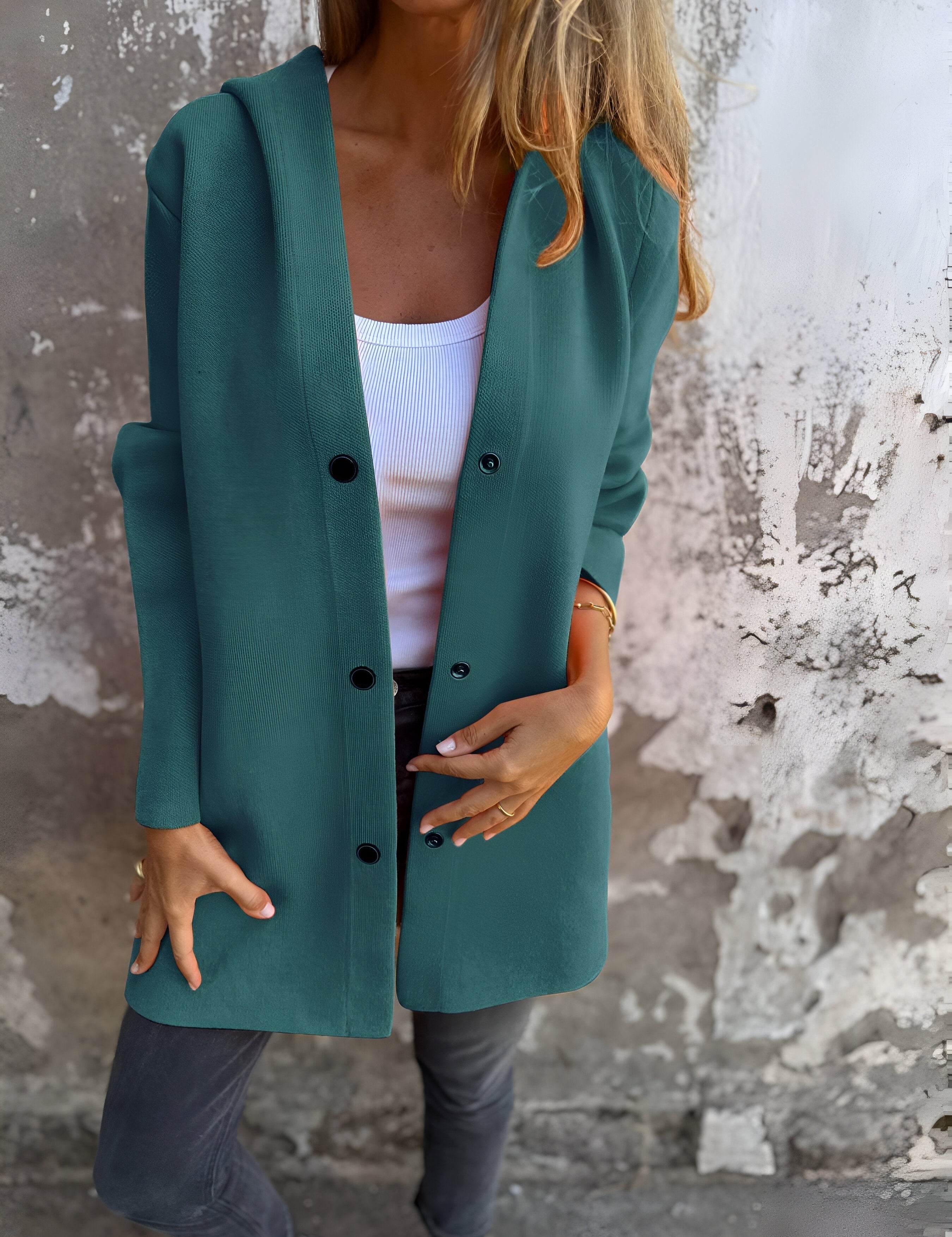Elsa | Casual Vest met Capuchon Dames