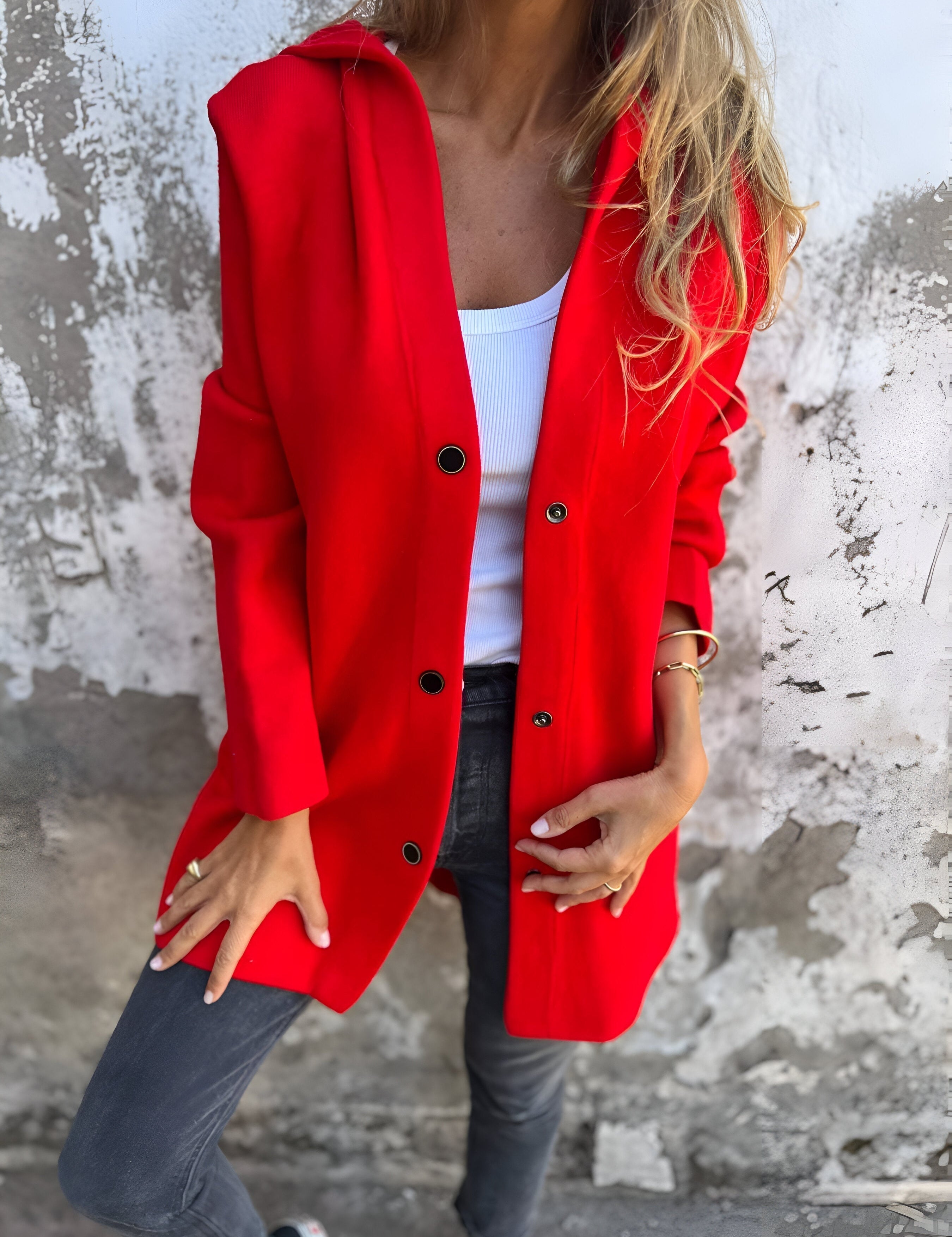 Elsa | Casual Vest met Capuchon Dames