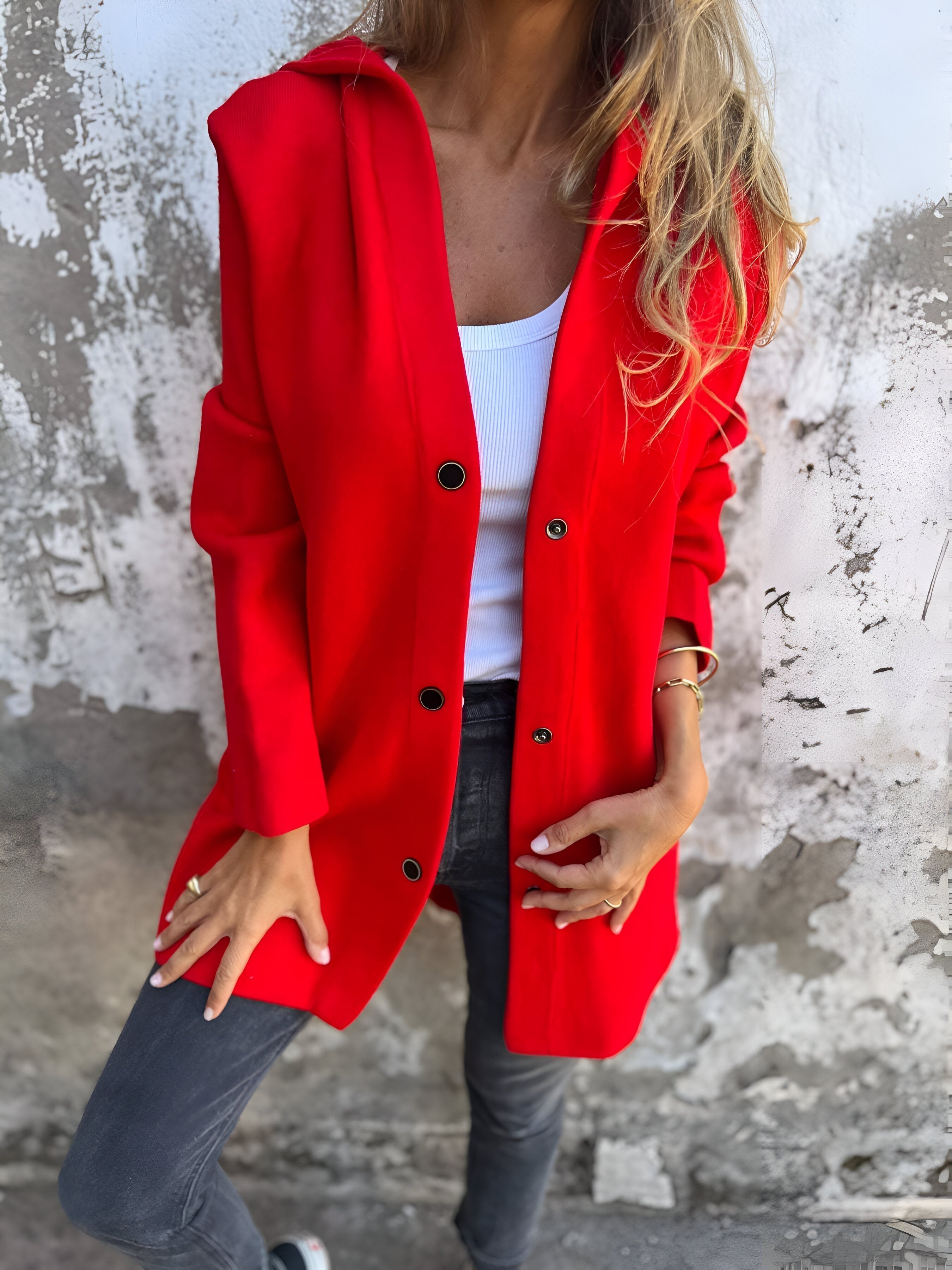 Elsa | Casual Vest met Capuchon Dames
