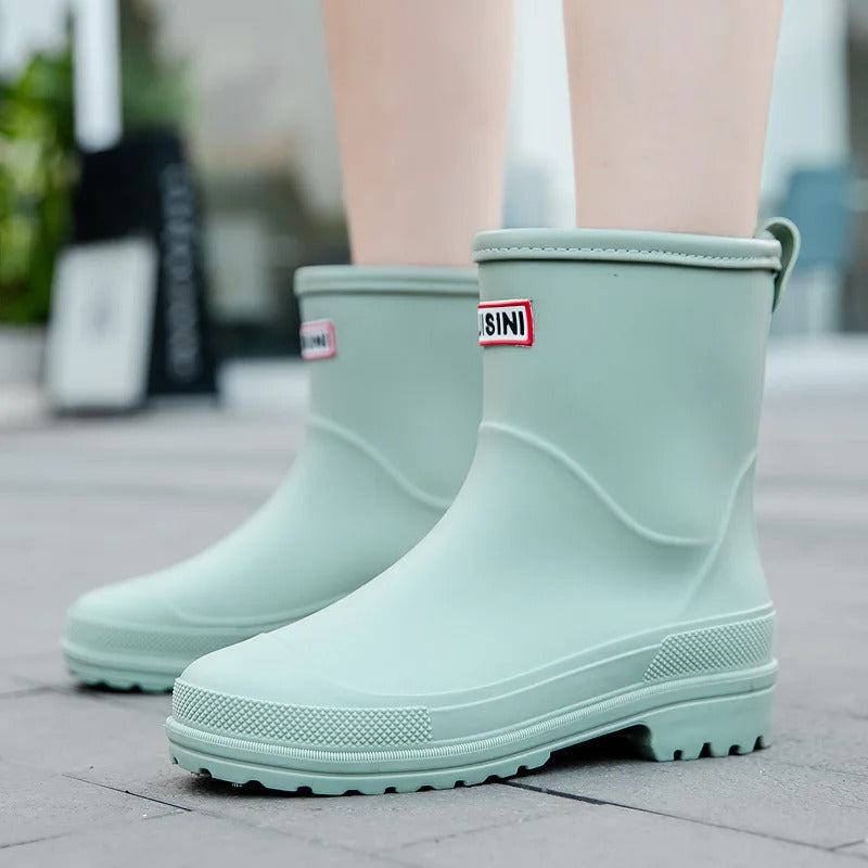 Femke | Halfhoge Regenlaarzen – Stijlvol & Waterbestendig