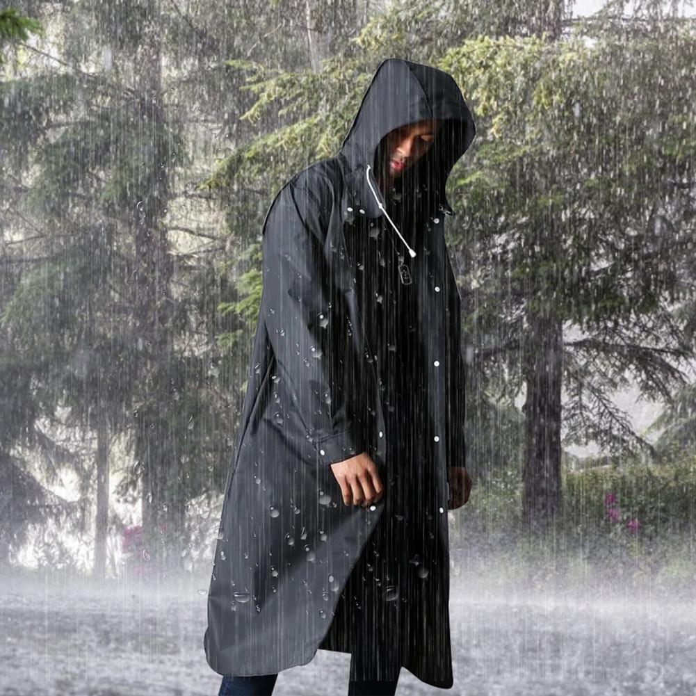 Leen | Unisex Lange Waterdichte Regenjas voor Buitenactiviteiten