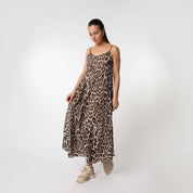 Meva |  Luipaard print Jurk