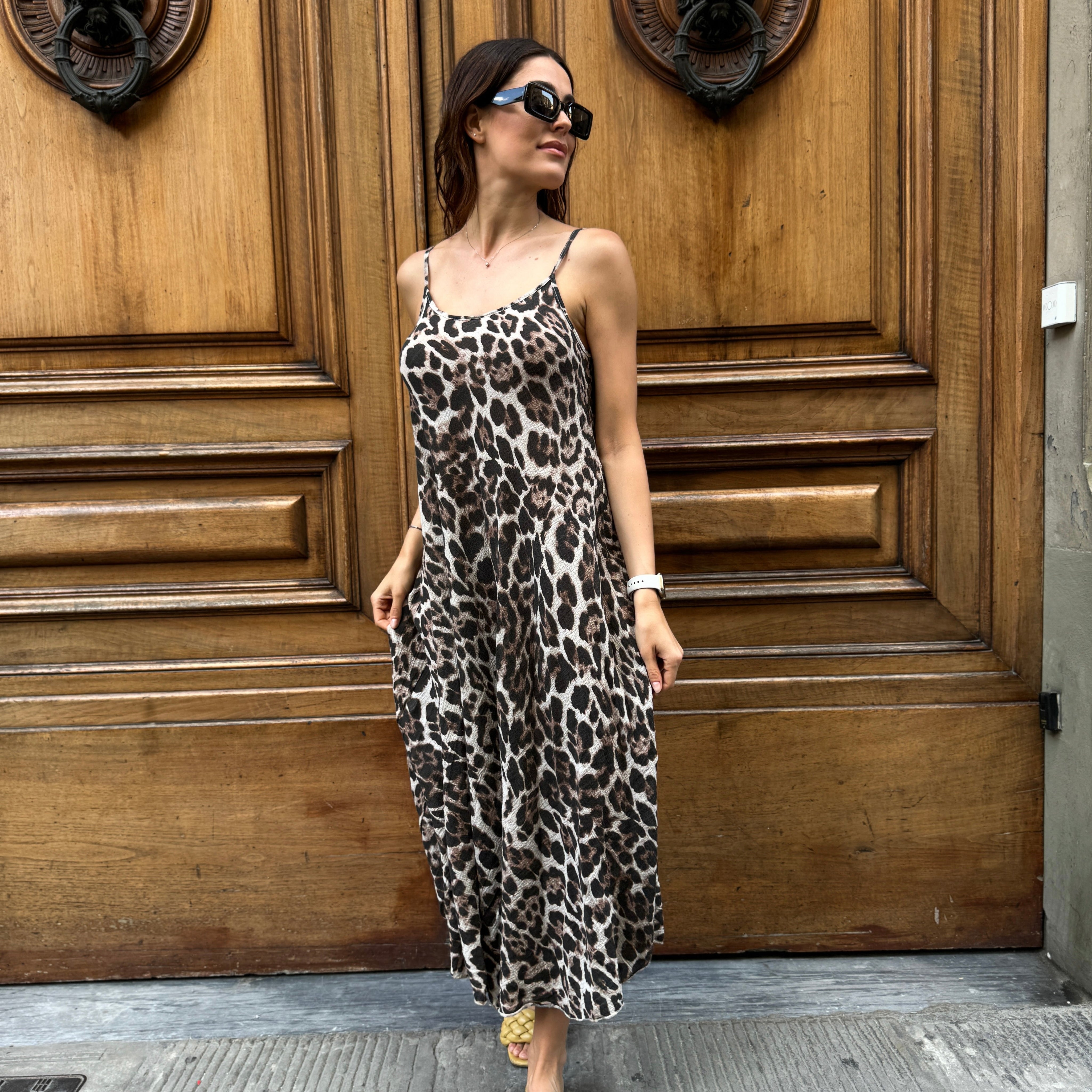 Meva |  Luipaard print Jurk