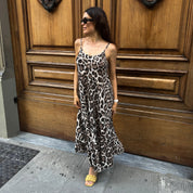 Meva |  Luipaard print Jurk