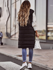Selene | Comfortabel lange Gewatteerde Damesbodywarmer