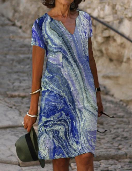 SARAH | Elegante Zomer V-hals Jurk