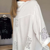 Maryam | Elegante Lange Blouse met Knopen