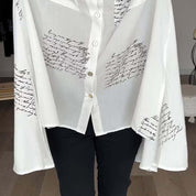 Maryam | Elegante Lange Blouse met Knopen