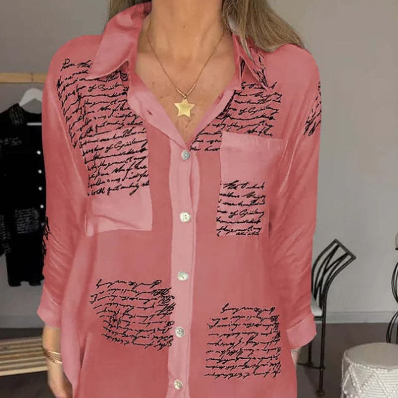 Maryam | Elegante Lange Blouse met Knopen