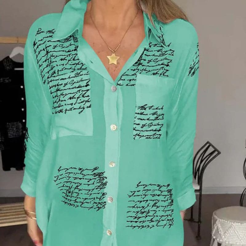 Maryam | Elegante Lange Blouse met Knopen